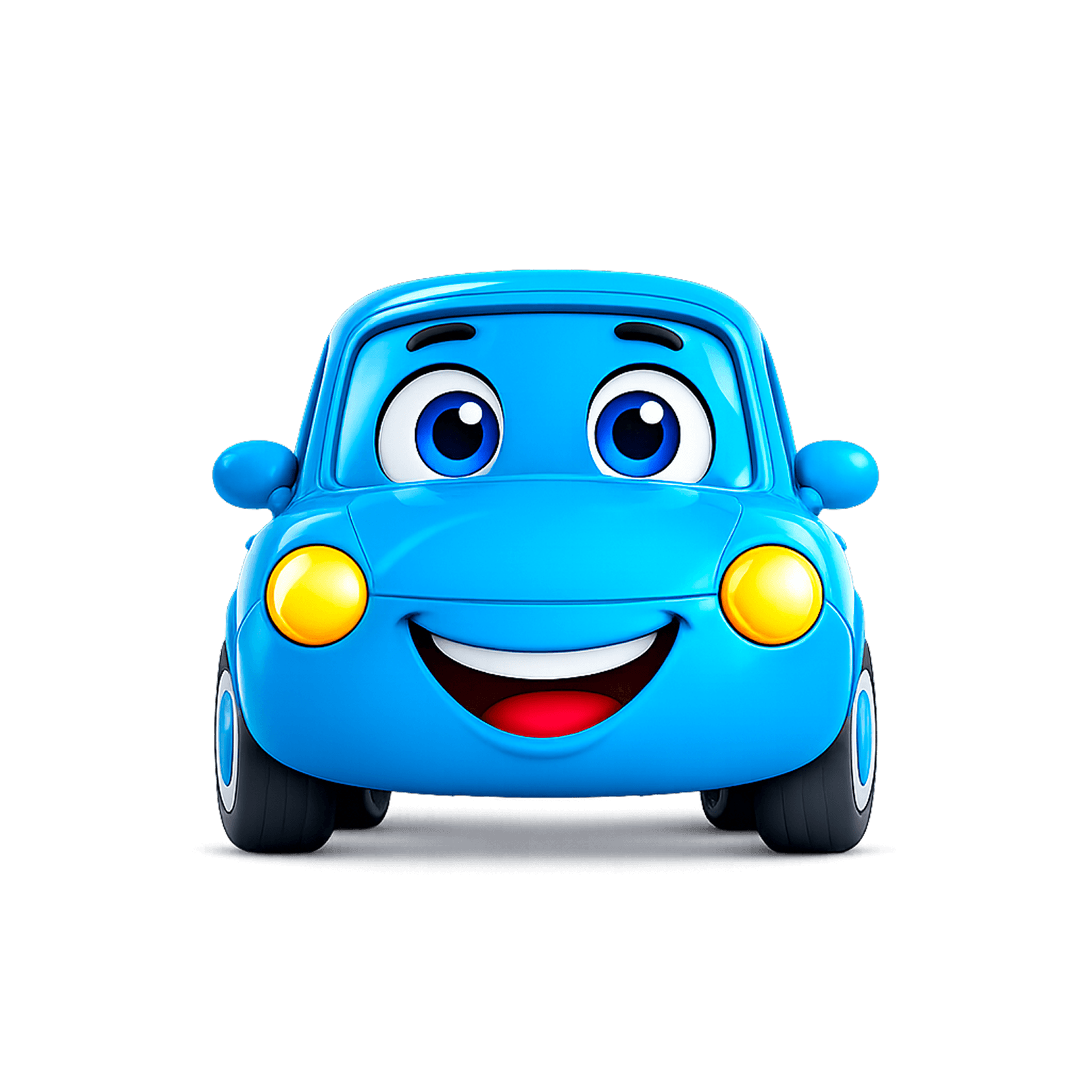 Ecosystem Token mascot — Out Mobility blue car